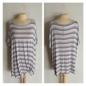 Maurices striped knot top